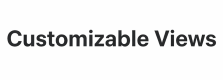 customizable-views