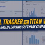 Wbl Tracker Vs Titanwbl Work-Based Learning Software Comparison Thumbnail Showing Split-Screen Dashboard Interfaces With A Bold Title Banner